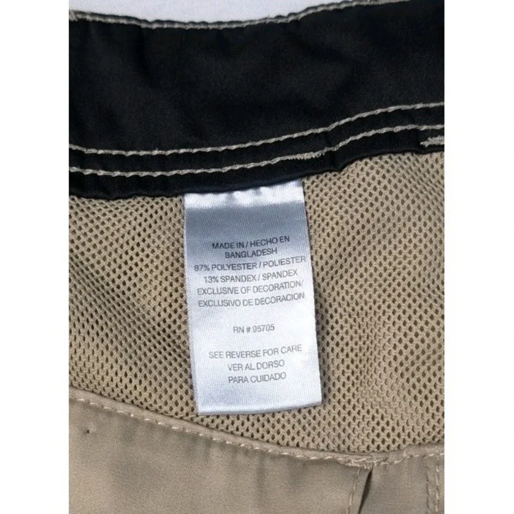 Denali Men's Cargo Shorts Size 36 Sandstone Performance Stretch Hiking